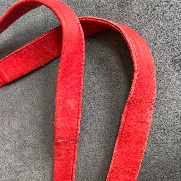 Prada Vintage Oversized Tessuto Nylon Tote in Red - Picture 6 of 9